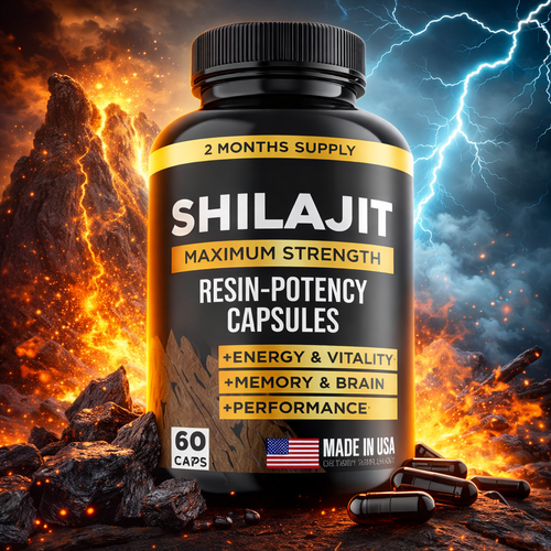 SHILAJIT CAPSULAS VITALIS ORIGINAL - Vigor Maculino 60Cps